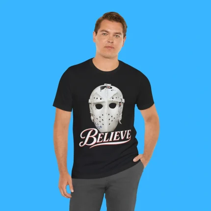 Bernie Parent Ice Hockey Mask Believe Person Shirt