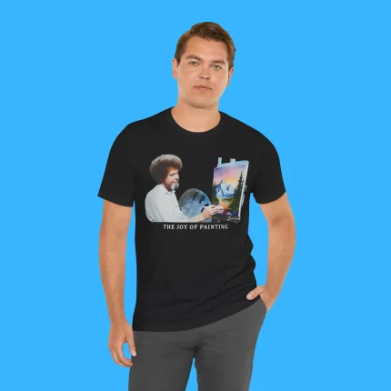 Bob Ross The Joy Of Painting Person Shirt