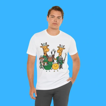 Dallas Stars Cartoon Group Illustration Person Shirt