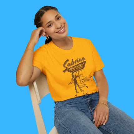 Sabrina Live in The Desert Pointelle Person Shirt