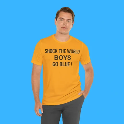 Shock The World Boys Go Blue Person Shirt