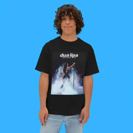 Dua Lipa Print Round Neck Person Shirt