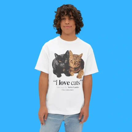 I Love Cats Ateba Gautier Person Shirt