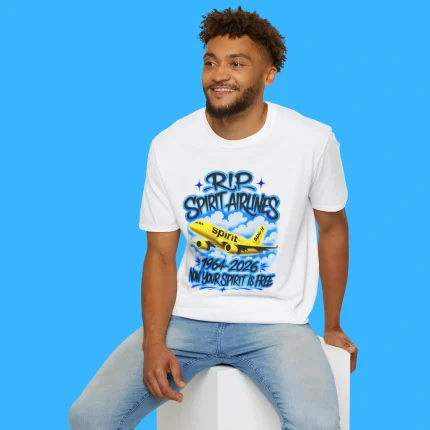 Rip Spirit Airlines 1964-2026 Now Your Spirit Is Free Person Shirt