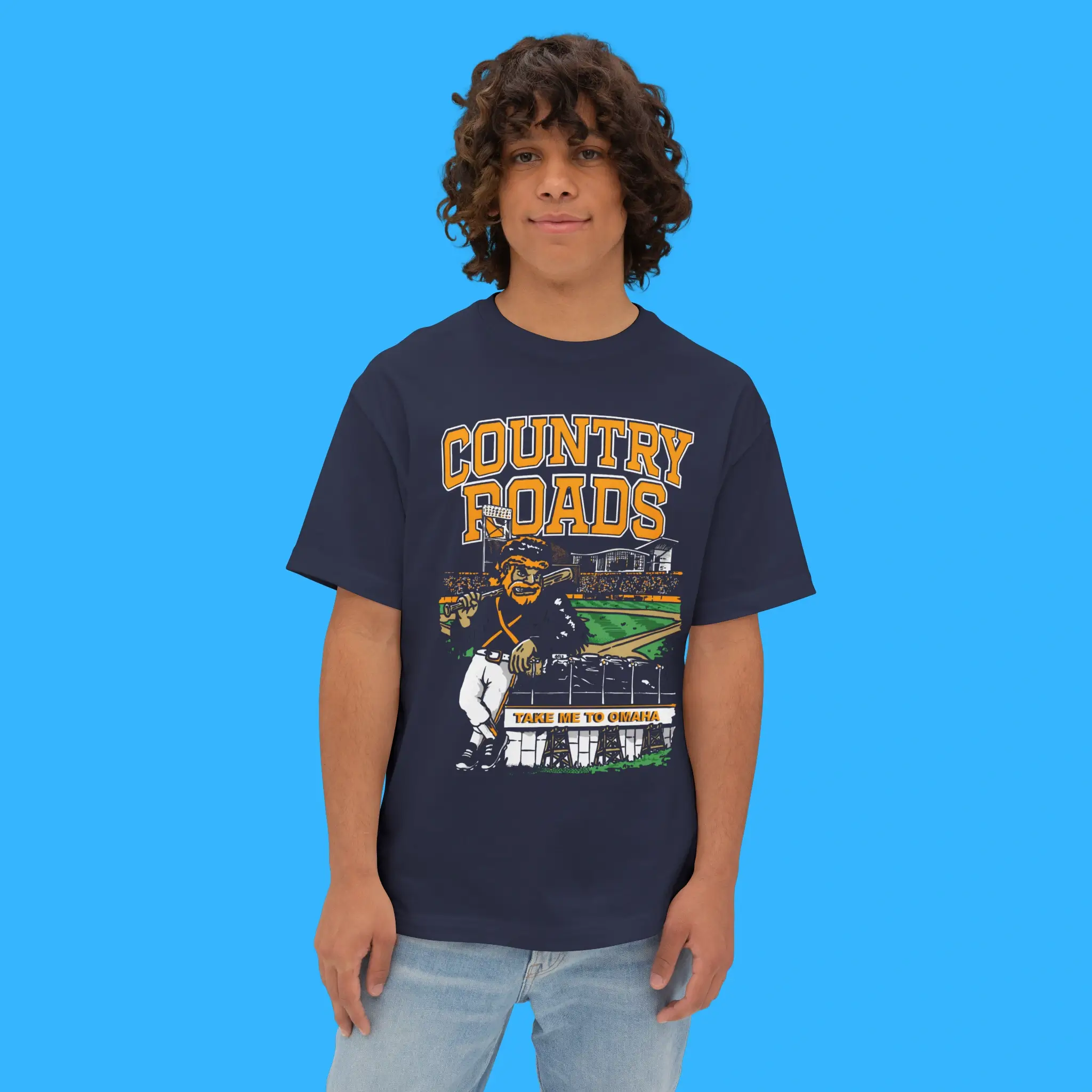Country Roads Take Me To Omaha Person Shirt