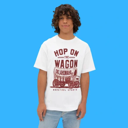 Hop On The Wagon Oklahomaha Person Shirt