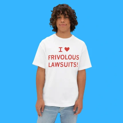 I Heart Frivolous Lawsuits Person Shirt