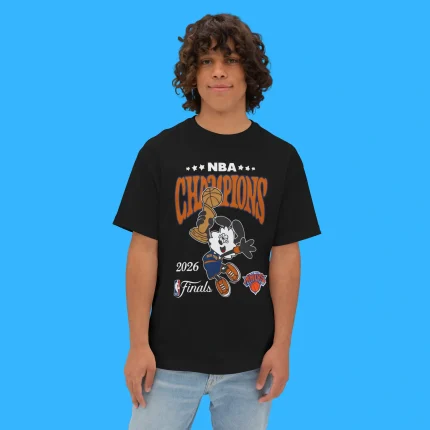 Knicks x Verdy 2026 NBA Championship Person Shirt