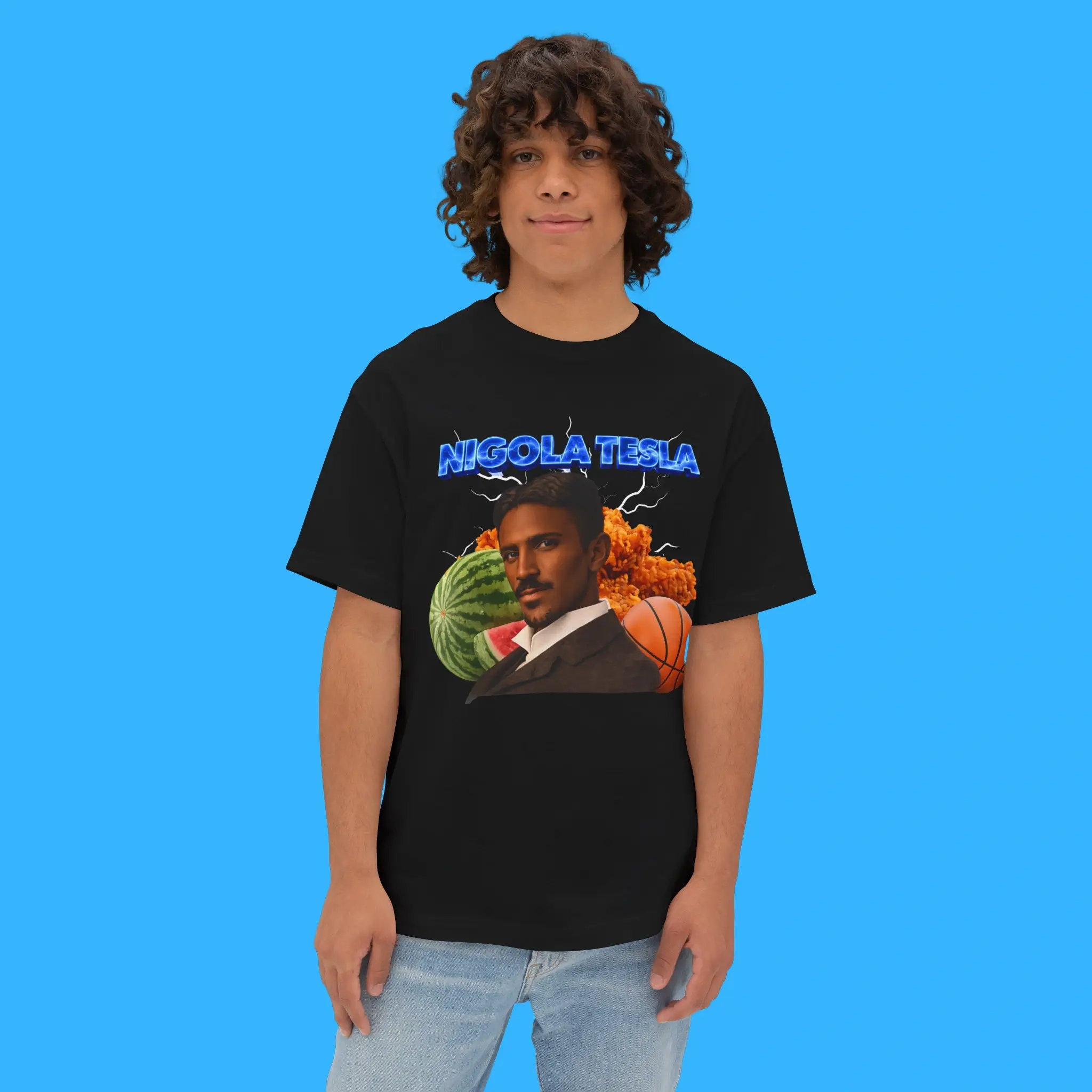 Nigola Tesla Person Shirt