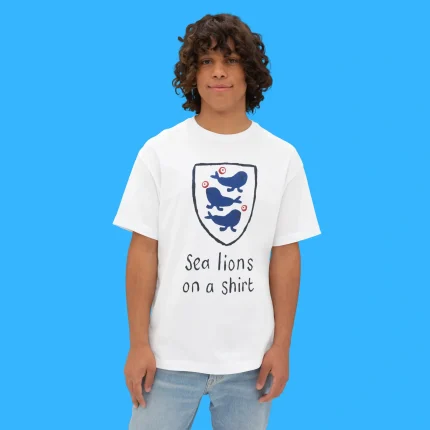 Sea Lions On A Person Shirt
