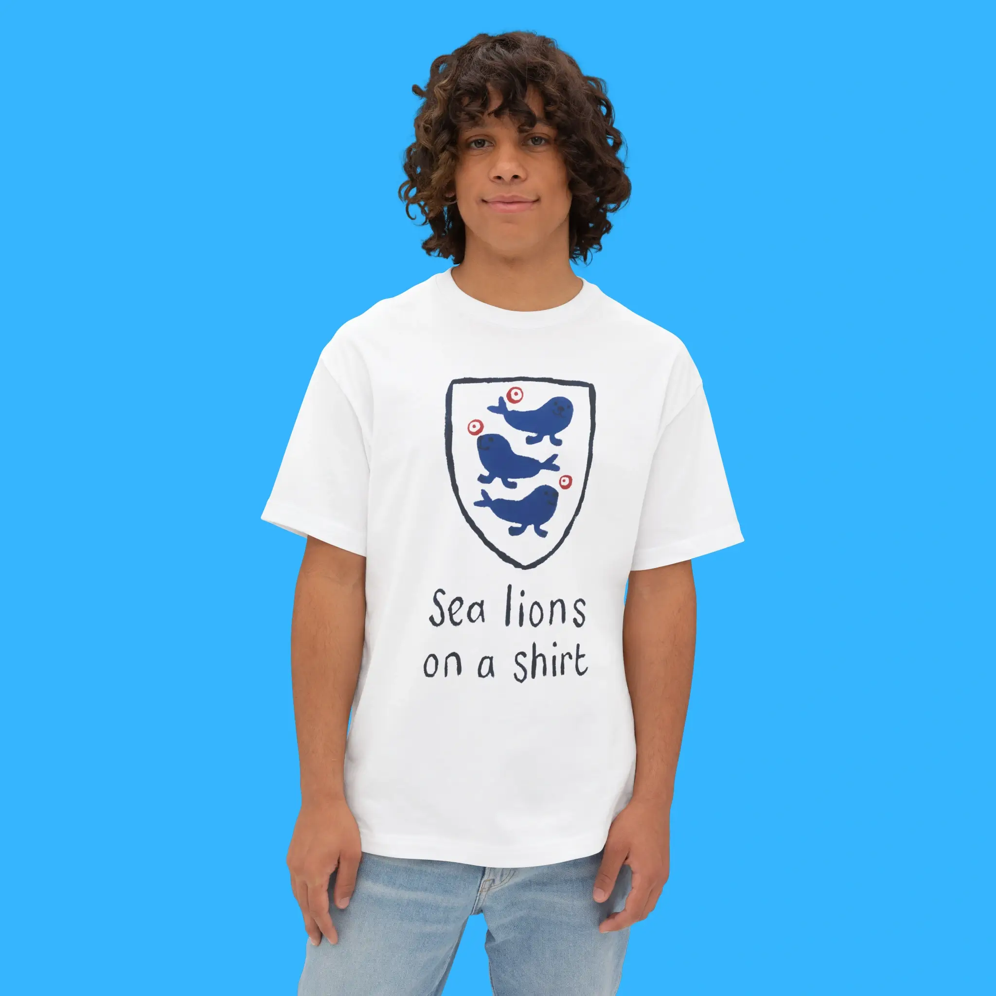 Sea Lions On A Person Shirt