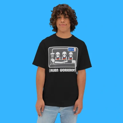 Spurs Wemby Alien Workshop Person Shirt