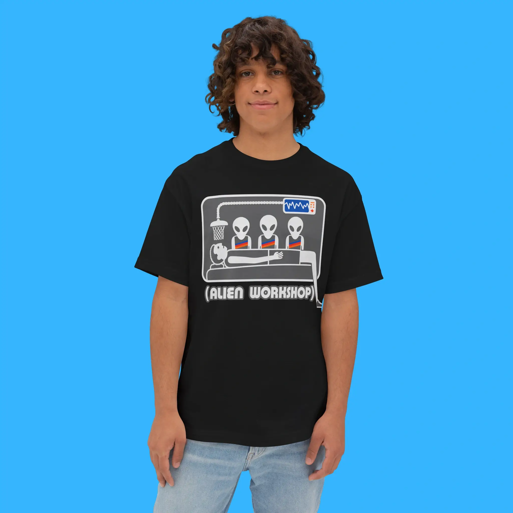 Spurs Wemby Alien Workshop Person Shirt