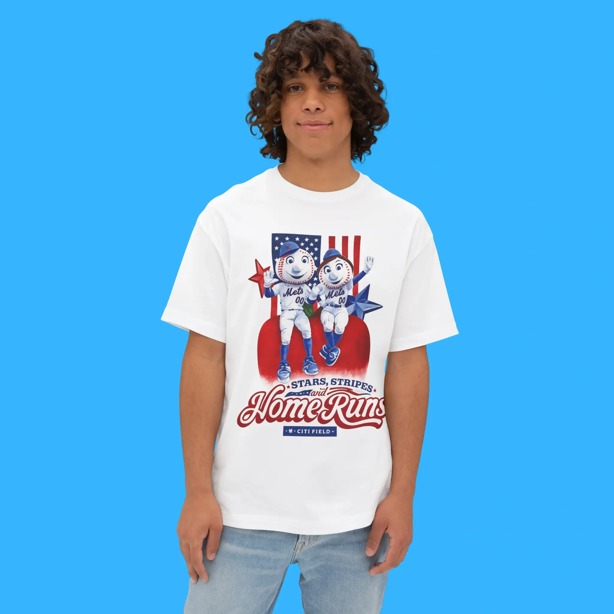 Stars Stripes And Home Runs Person Shirt