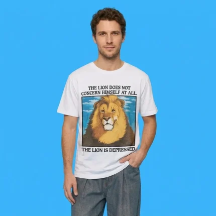 The Lion Does Not Concern Himself At All. The Lion Is Depressed Shirt