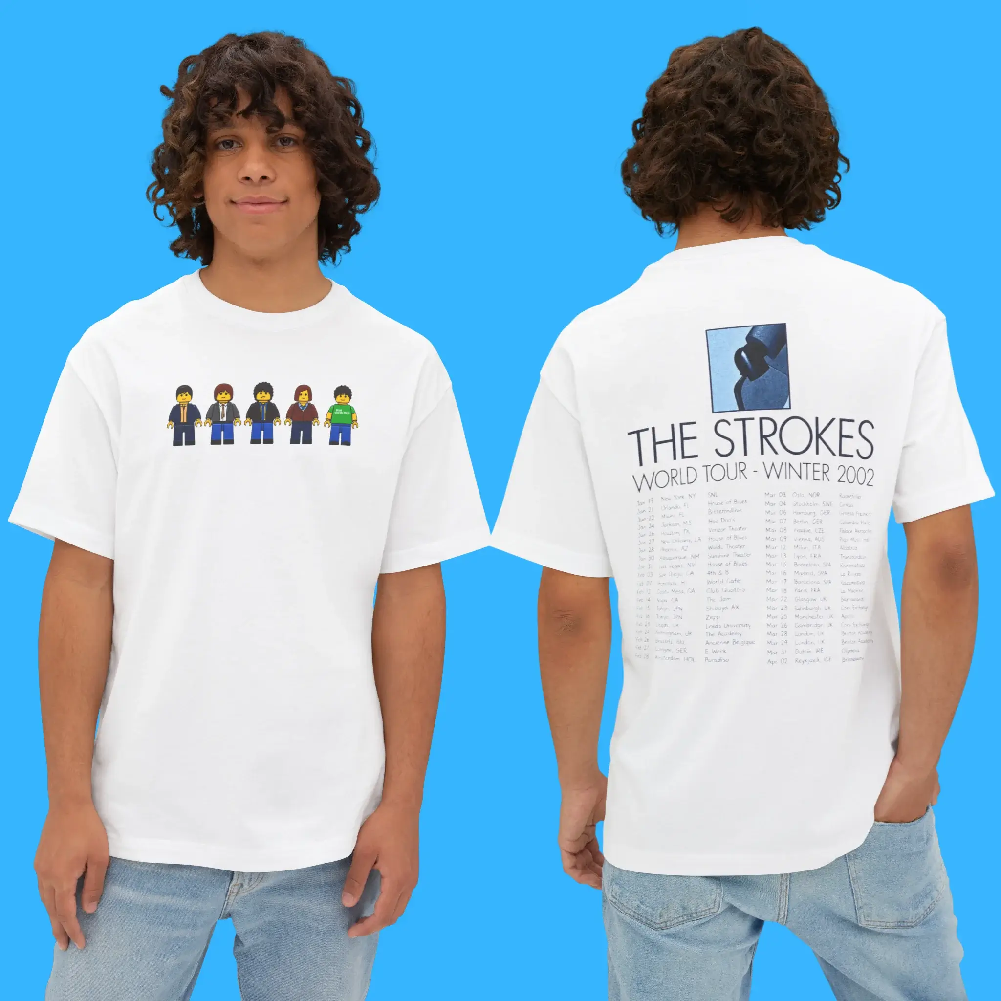 The Strokes World Tour Winter 2002 Person Shirt