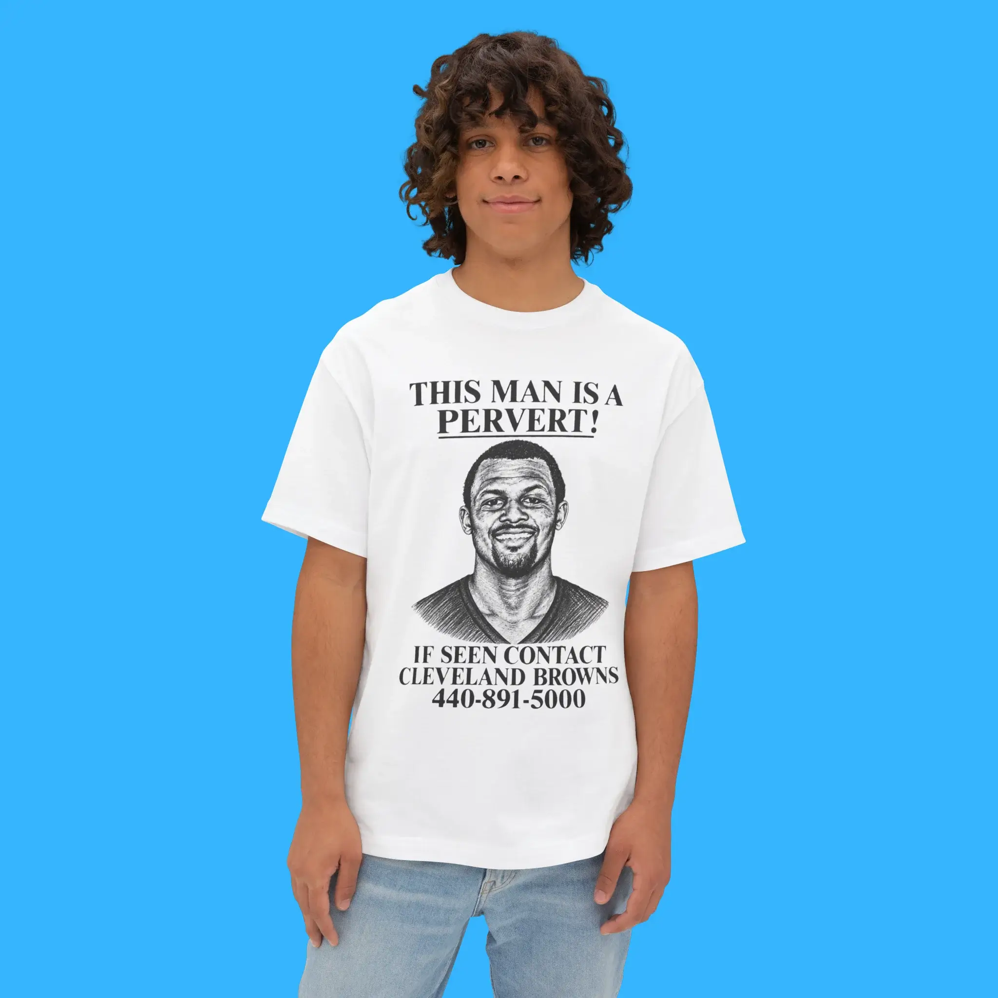This Man Is A Pervert Cleveland Browns Person Shirt