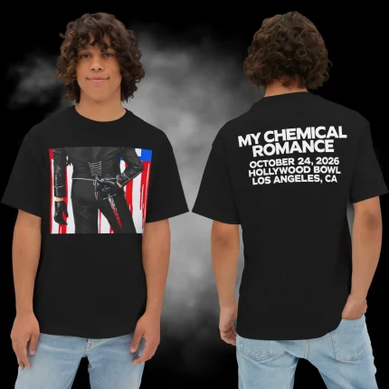 My Chemical Romance 2026 Hollywood Bowl Los Angeles CA Person Shirt