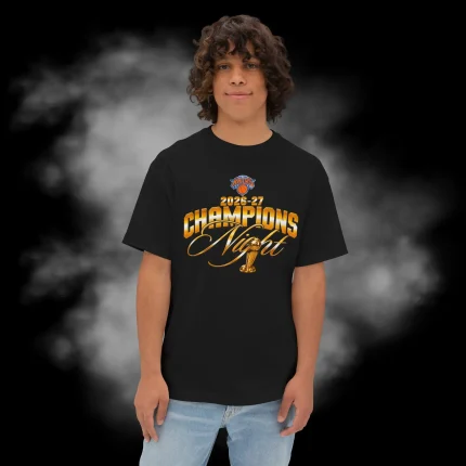 New York Knicks 2026-27 Champions Night Person Shirt