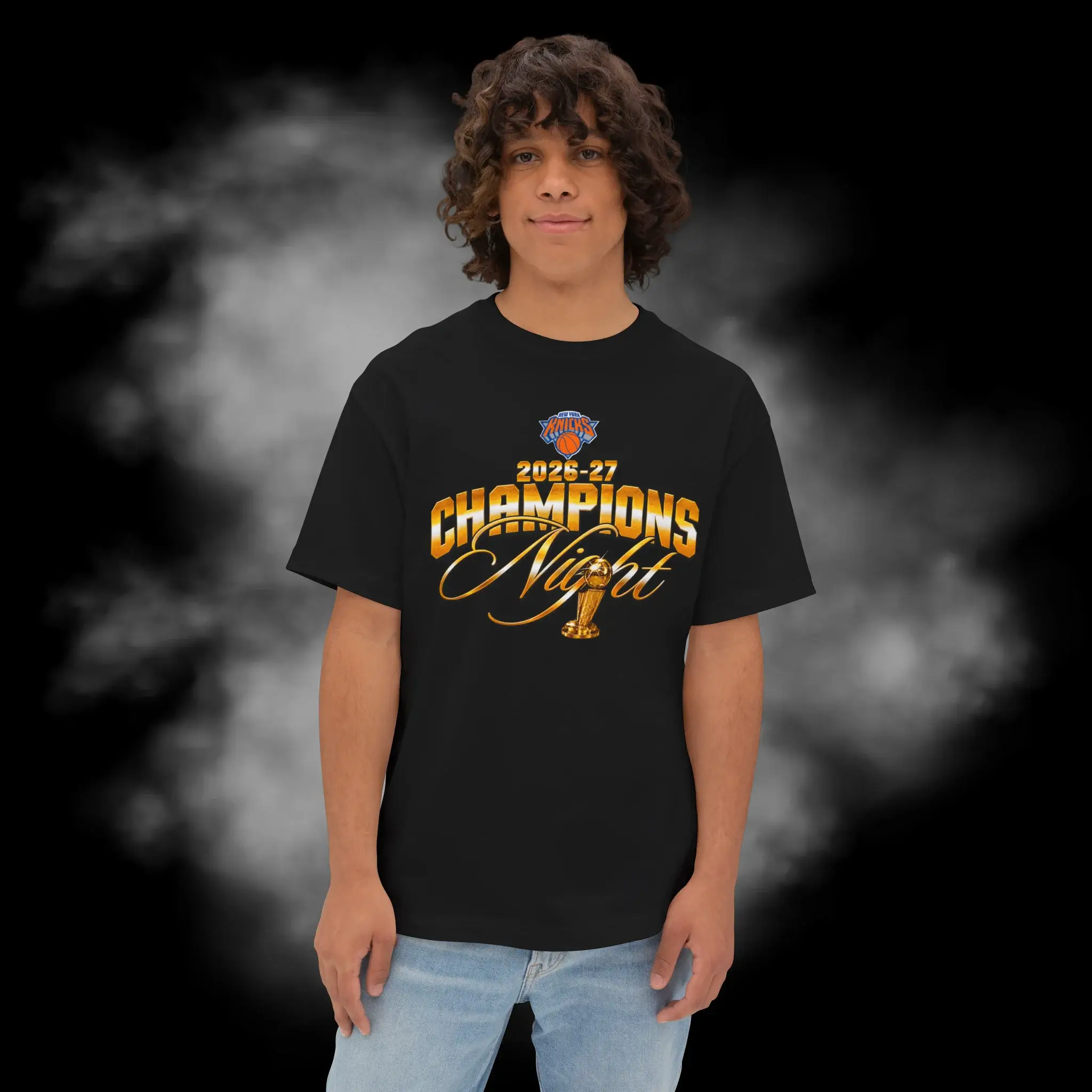 New York Knicks 2026-27 Champions Night Person Shirt